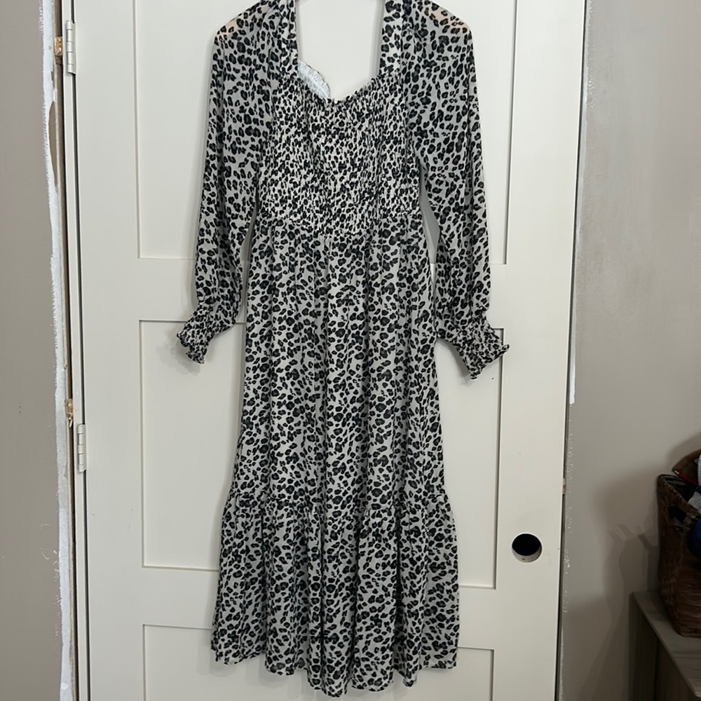 Boutique dress - cheetah print